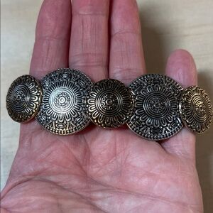 Antique Silver and Gold Tone Bracelet